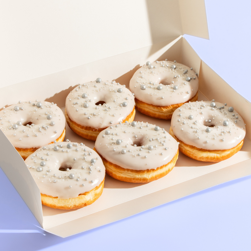 Load image into Gallery viewer, WHITE WEDDING -24 WEDDING DOUGHNUT BOX