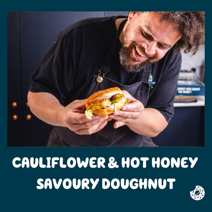 Cauliflower & Hot Honey Savoury Doughnut